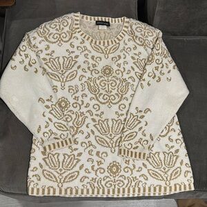 Pierre Cardin Women’s Vintage Thread Long Sleeve Pullover